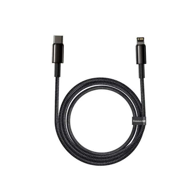 Baseus Gold Type-C to Lightning - PD 20W 2m Black — image 10