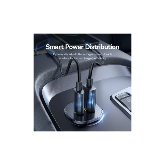 Baseus GoTrip Car Charger - DP1 - 30W U+C Cosmic Black — image 9