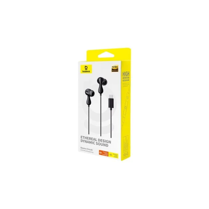 Baseus Headphones - HZ20 - In Ear Wired 3.5mm HiRes Black — image 6