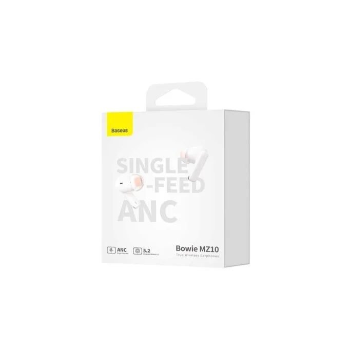 Baseus Headphones In Ear TWS ANC White - MZ10 - In Ear, TWS, ANC, White — image 15