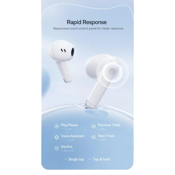 Baseus Headphones In Ear TWS Bowie - E13 - Moon White — image 7