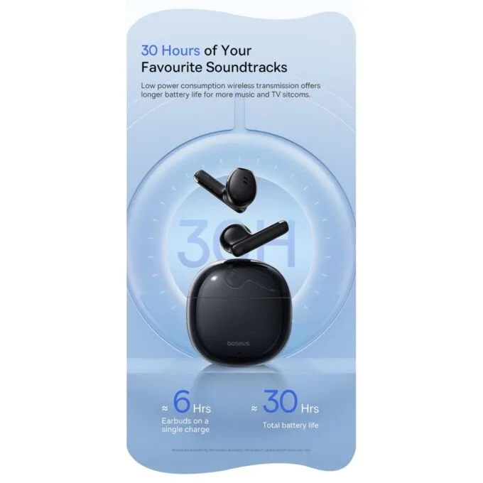 Baseus Headphones In Ear TWS Bowie - E13 - Moon White — image 10
