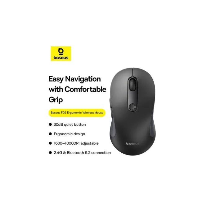Baseus IT Mouse F02 BS-F02 Wireless Black — image 2