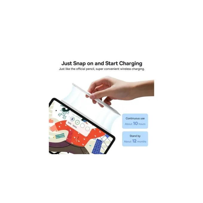 Baseus IT Stylus Active USB-C with LED Indicators - White — image 2