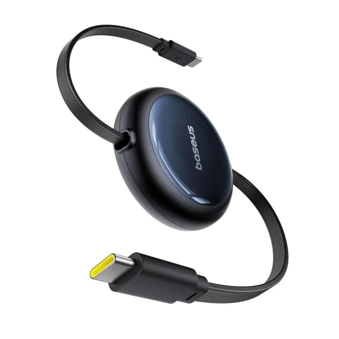 Baseus Nomos Retractable USB-C to USB-C Cable 100W 1.5m OF-Nomos-RCB — image 1