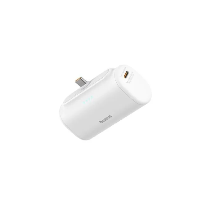 Baseus Powerbank - 20W 5000mAh Plug-In USB-C 20W White — image 1