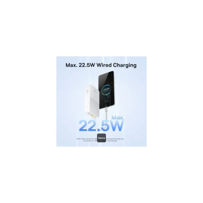 Baseus Powerbank 22.5W 20000mAh + Display EnerFill Bipow2 Pro White - FC51 - EnerFill Bipow2 Pro White — image 6