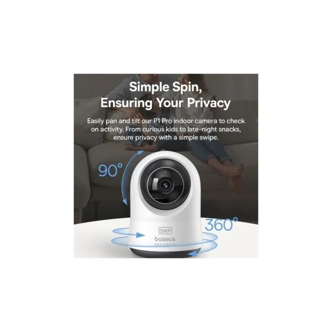 Baseus Security Indoor Camera - P1 Pro - 3K White EU — image 8