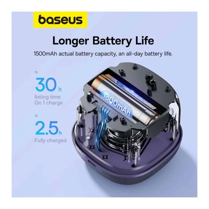 Baseus Speaker Wireless - AeQur V2 - Midnight Purple — image 11