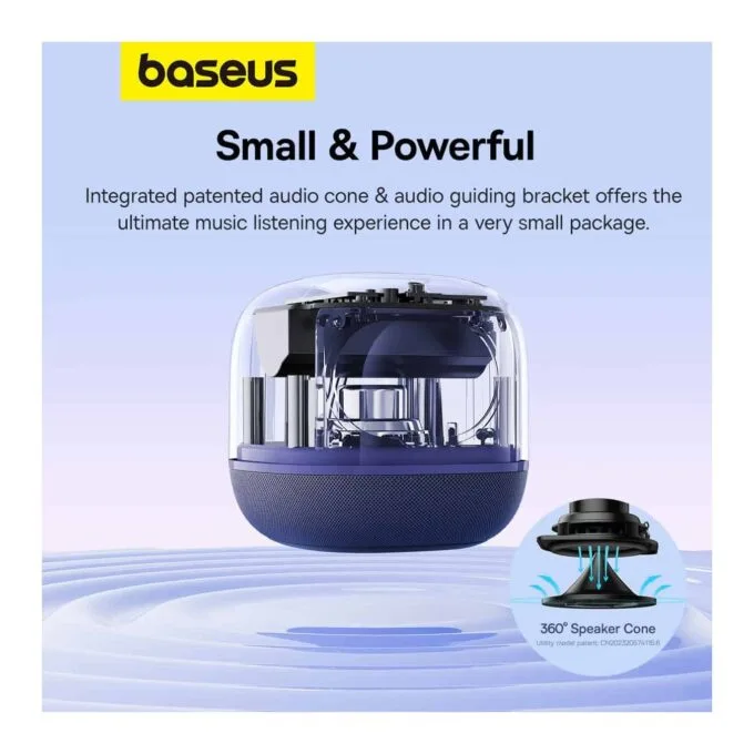 Baseus Speaker Wireless - AeQur V2 - Midnight Purple — image 8