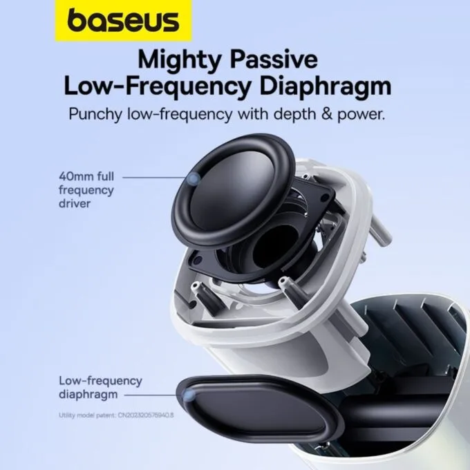 Baseus Speaker Wireless - AeQur V2 - Moon White — image 6