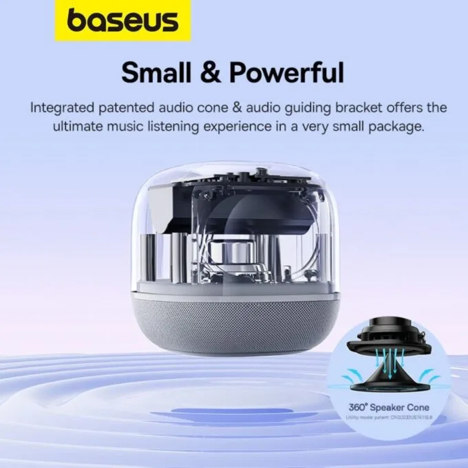 Baseus Speaker Wireless - AeQur V2 - Moon White — image 7