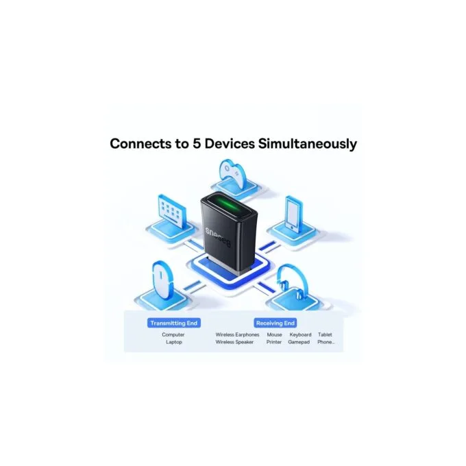 Baseus USB Adapter - BA07 - Bluetooth 5.3 Black — image 6