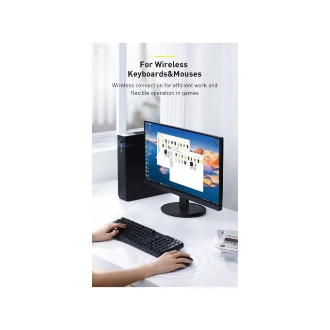 Baseus Wireless Bluetooth Adapter - BA04 - Black 5.0 — image 5