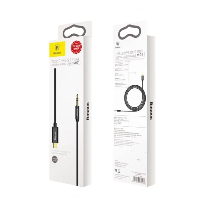 Baseus Yiven Type-C Male to 3.5 Male Audio Cable - 1.2m — image 11