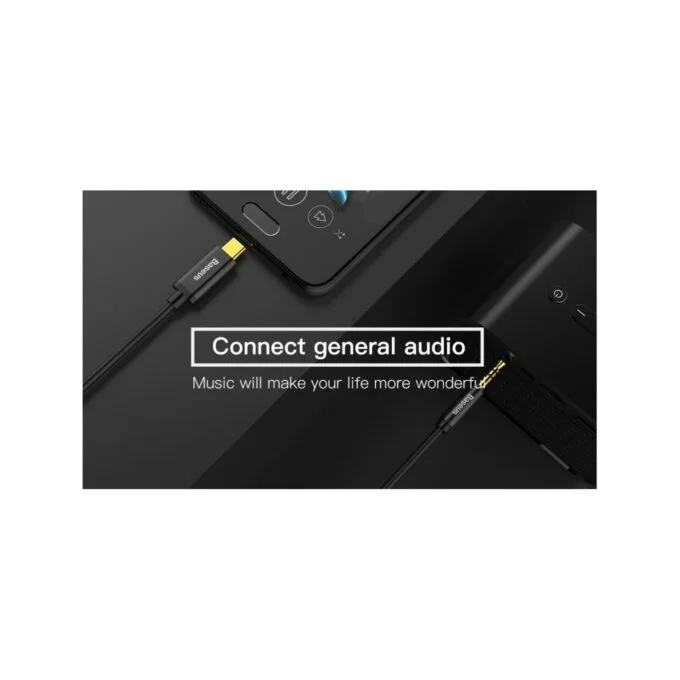 Baseus Yiven Type-C Male to 3.5 Male Audio Cable - 1.2m — image 4