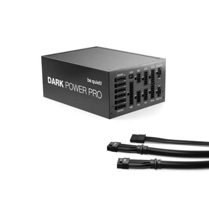 Be Quiet! Dark Power Pro 13 1600W - BN332 - ATX 3.1 80 PLUS Titanium Fully-Modular Black — image 2
