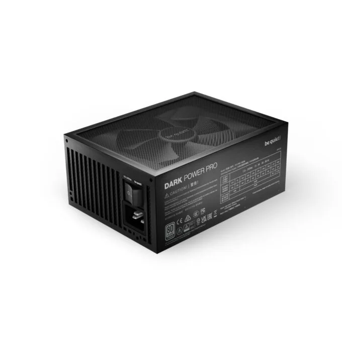 Be Quiet! Dark Power Pro 13 1600W - BN332 - ATX 3.1 80 PLUS Titanium Fully-Modular Black — image 3