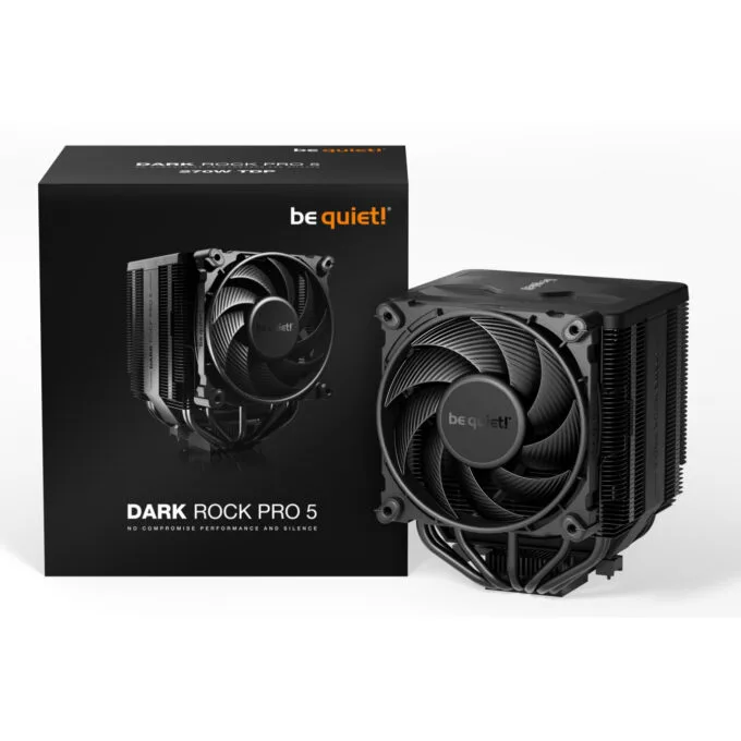 Be Quiet! Dark Rock Pro 5 - BK036 - Dual-Fan Black CPU Air Tower Cooler, 270W TDP — image 7