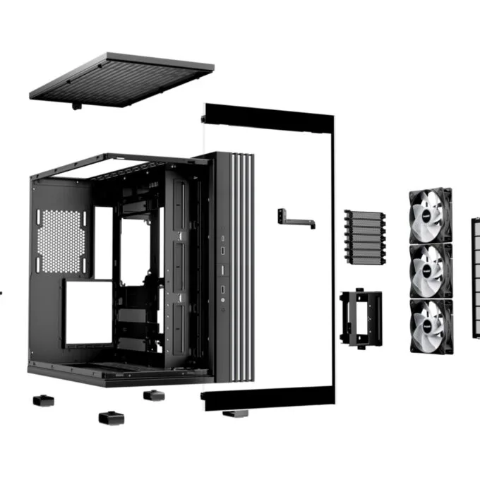 be quiet! Light Base 600 LX Black Mid Tower ATX Case 4x120mm ARGB Fans — image 4