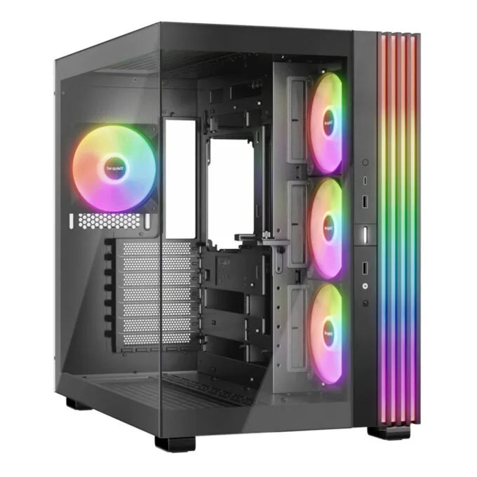 be quiet! Light Base 600 LX Black Mid Tower ATX Case 4x120mm ARGB Fans — image 1