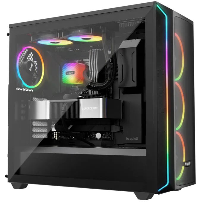 be quiet! Light Loop 240mm AIO Liquid CPU Cooler - BW020 - Black, ARGB, 2x120mm PWM Fans — image 5