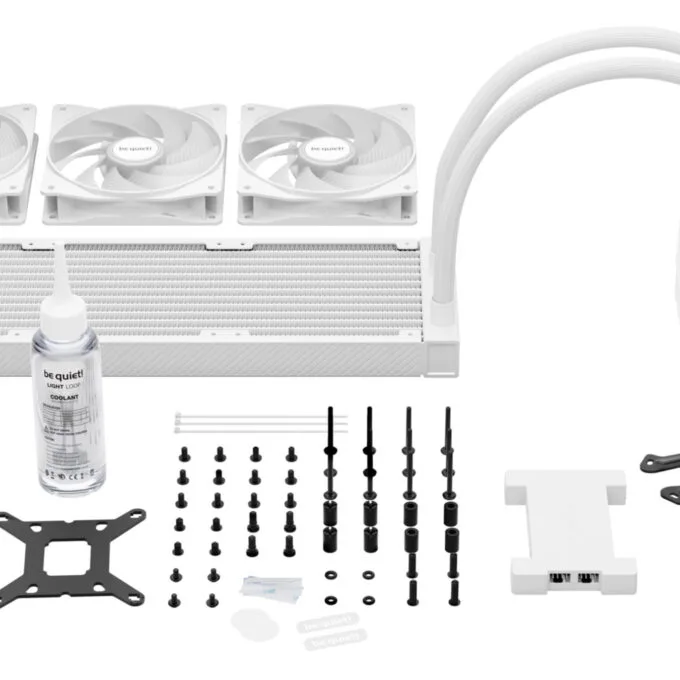 be quiet! Light Loop 360mm White - BW023 - 360mm AIO CPU Liquid Cooler, White, 3x120mm ARGB PWM Fans — image 7