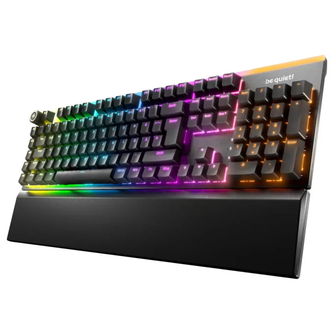 be quiet! Light Mount Silent Tactile Gaming Keyboard USB DE RGB — image 1