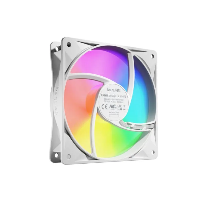 be quiet! Light Wings LX - 120mm PWM Case Fans (3-Pack) - White, ARGB, 1600 RPM — image 4