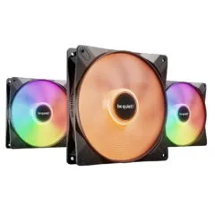 be quiet! Light Wings LX - 140mm PWM Case Fans (3-pack) - Black, ARGB, 1200 RPM