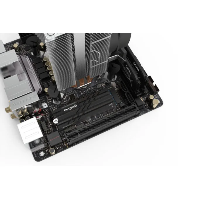 Be Quiet MC1 M.2 SSD Cooler - Black, Fanless Heatsink for M.2 2280 — image 2
