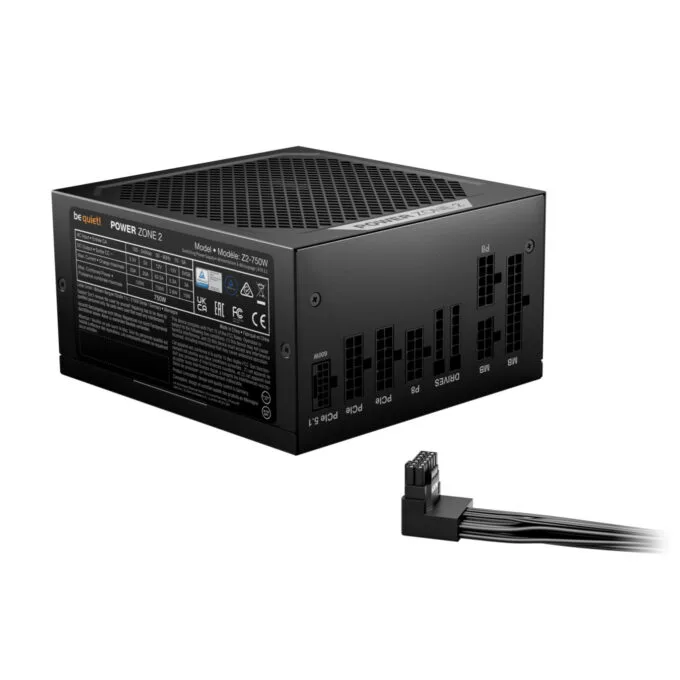 Be Quiet! Power Zone 2 BP006EU 750W 80 PLUS Platinum Fully-Modular ATX 3.1 PSU, Black — image 2