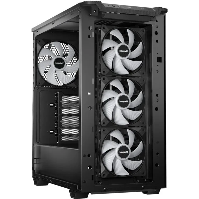 Be quiet! Pure Base 501 LX Black Mid-Tower ATX Case w/ 4 ARGB Fans — image 2
