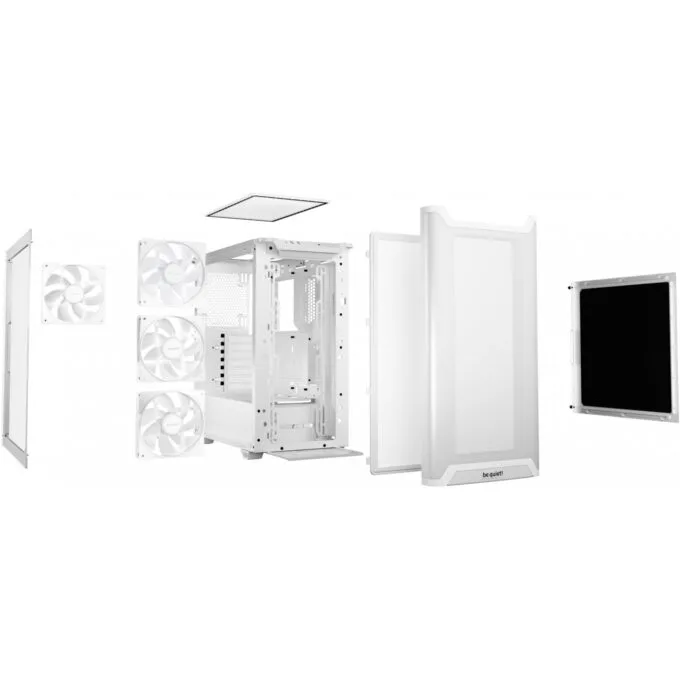 be quiet! Pure Base 501 LX Mid Tower Case - White — image 3