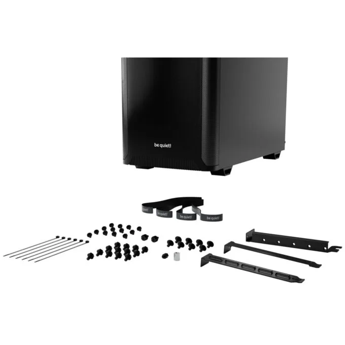 be quiet! Pure Base 501 - Mid Tower PC Case, Black, ATX/mATX/Mini-ITX, USB-C, 2x140mm Fans — image 7