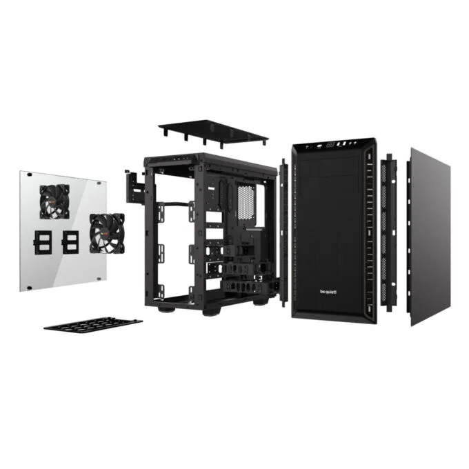 be quiet! Pure Base 600 Window - Mid Tower Case - Black, Tempered Glass, ATX/mATX/Mini-ITX, 425mm GPU, 165mm CPU — image 3