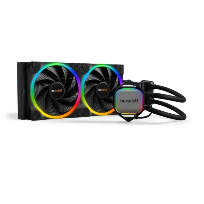 be quiet! Pure Loop 2 FX 280mm AIO Liquid CPU Cooler - BW014 - Black, 2x140mm ARGB Fans, PWM — image 1