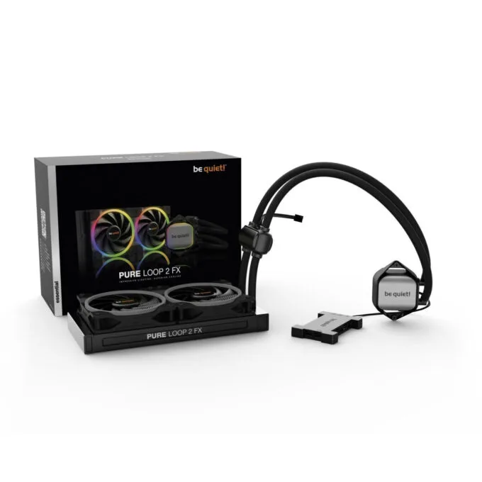 be quiet! Pure Loop 2 FX - BW013 - 240mm AIO CPU Liquid Cooler, Black, ARGB, Dual 120mm Fans — image 3