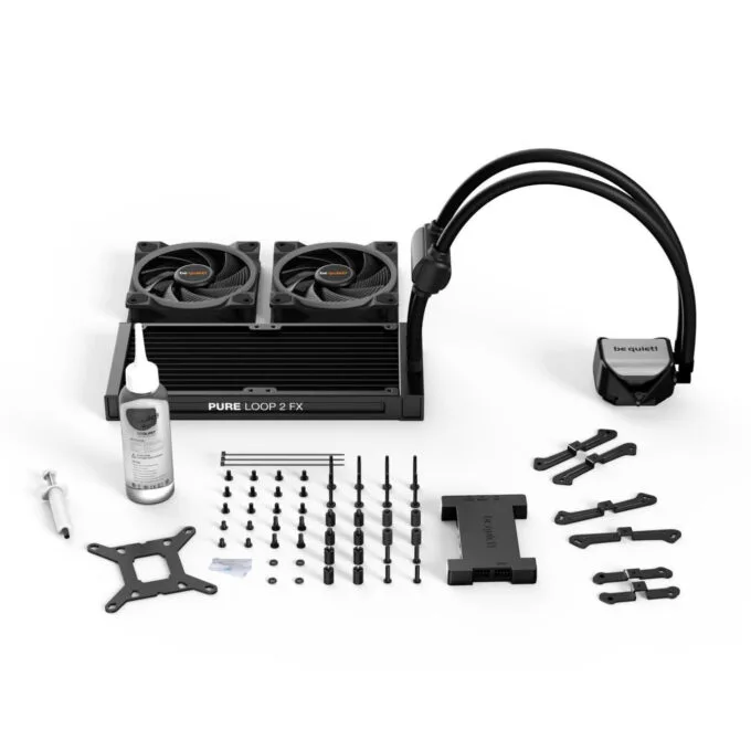 be quiet! Pure Loop 2 FX - BW013 - 240mm AIO CPU Liquid Cooler, Black, ARGB, Dual 120mm Fans — image 4
