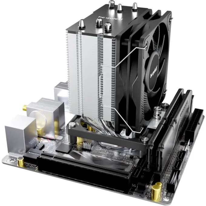 be quiet! Pure Rock Slim 3 100mm CPU Air Cooler - LGA1700/AM5 — image 4