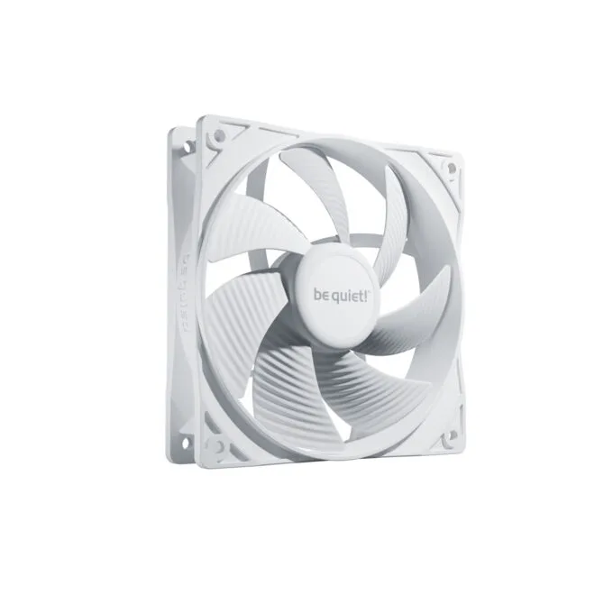 be quiet! Pure Wings 3 120mm White - BL110 - PWM Case Fan, 1600 RPM, Quiet Rifle Bearing — image 1