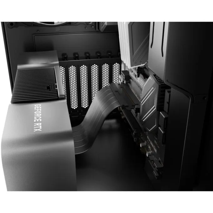 be quiet! Riser Cable PCIe 4.0 20cm - Black — image 3