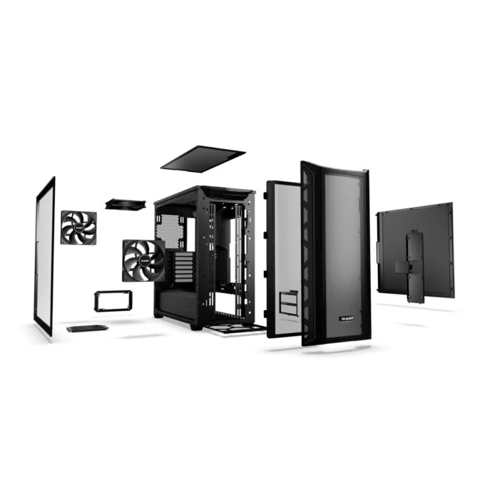 be quiet! Shadow Base 800 Mid-Tower PC Case - Black, Tempered Glass, E-ATX Support, USB-C — image 4