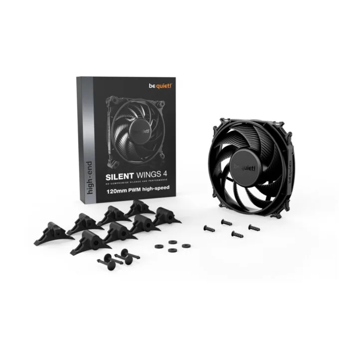 be quiet! Silent Wings 4 120mm PWM High-Speed Case Fan - Black — image 2