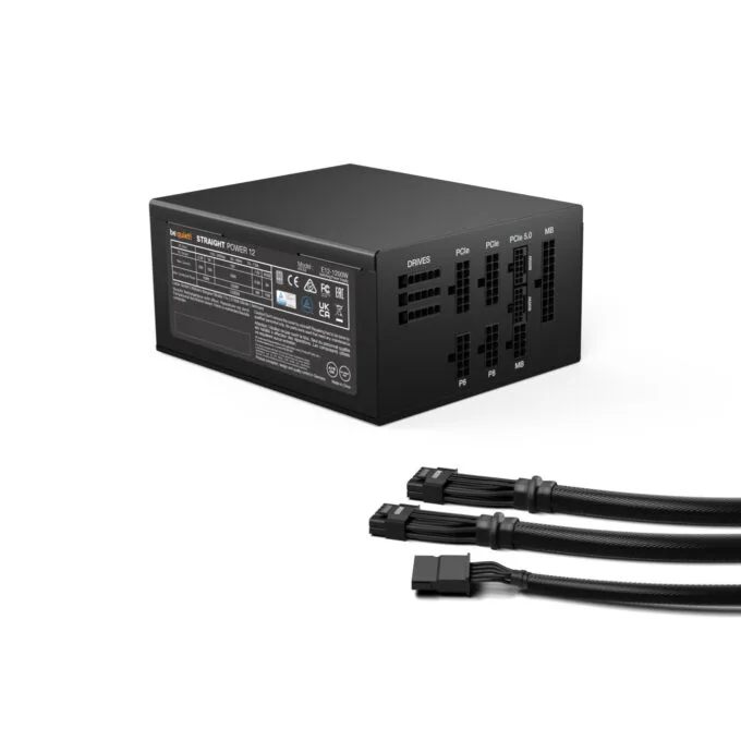 Be Quiet! Straight Power 12 1200W - BN339 - 80 PLUS Platinum Fully Modular ATX 3.0 PSU — image 2