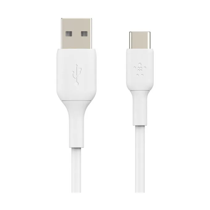 Belkin USB-C USB-A Kabel PVC. 1m. weiß — image 3