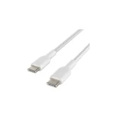 Belkin USB-C USB-C Kabel ummantelt. 1m. weiß