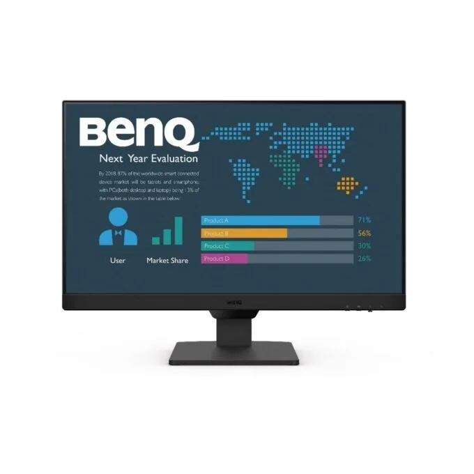 BenQ BL3290QT - Flat IPS 23.8in 1080p DP HDMI USB-C Black Adjustable Stand — image 1