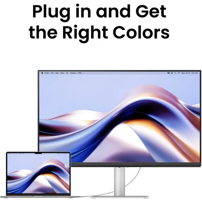 BenQ MA270U 27-inch UHD Monitor - DP, USB-C, HDMI - Silver - 16:9, Lift Pivot Stand — image 7