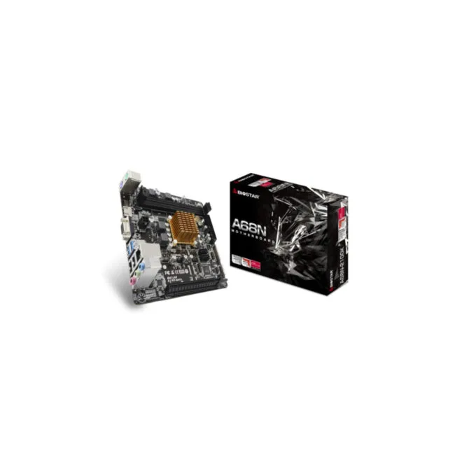 Biostar A68N-2100K - Mini-ITX Motherboard with Onboard CPU, Up to 16GB RAM — image 1